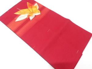 未使用品　蝶模様織り出し　名古屋帯